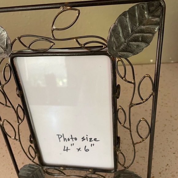 Picture frame made of metal with ivy design - Picture 5 of 8